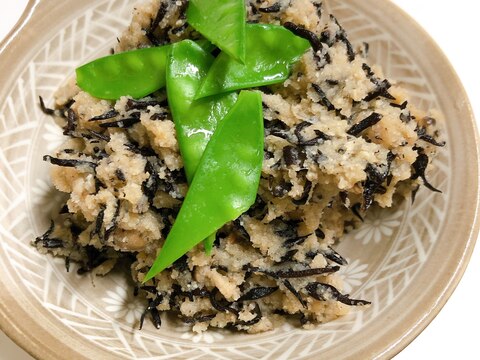 食物繊維たっぷり♪おからとひじきの煮物